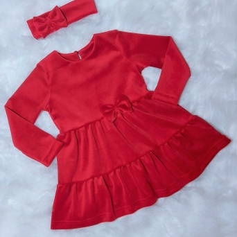 Sukienka Mela roz:68-86 czerwona