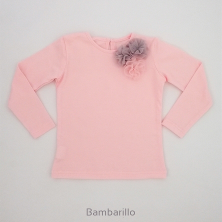 Bluzka Primaballerina roz:68-86 pudrowy róż