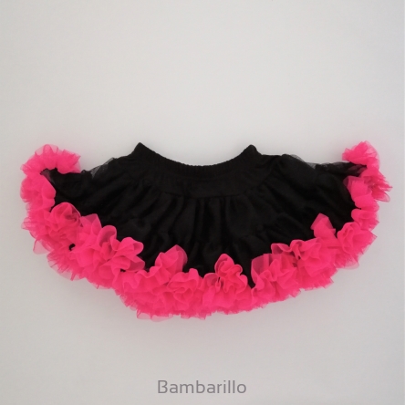 Spódniczka Ballerina roz:68-80 czarna z amarantem